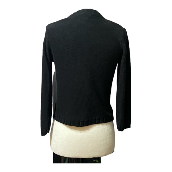 Easel cotton blend retro cropped style cardigan - Picture 5 of 16